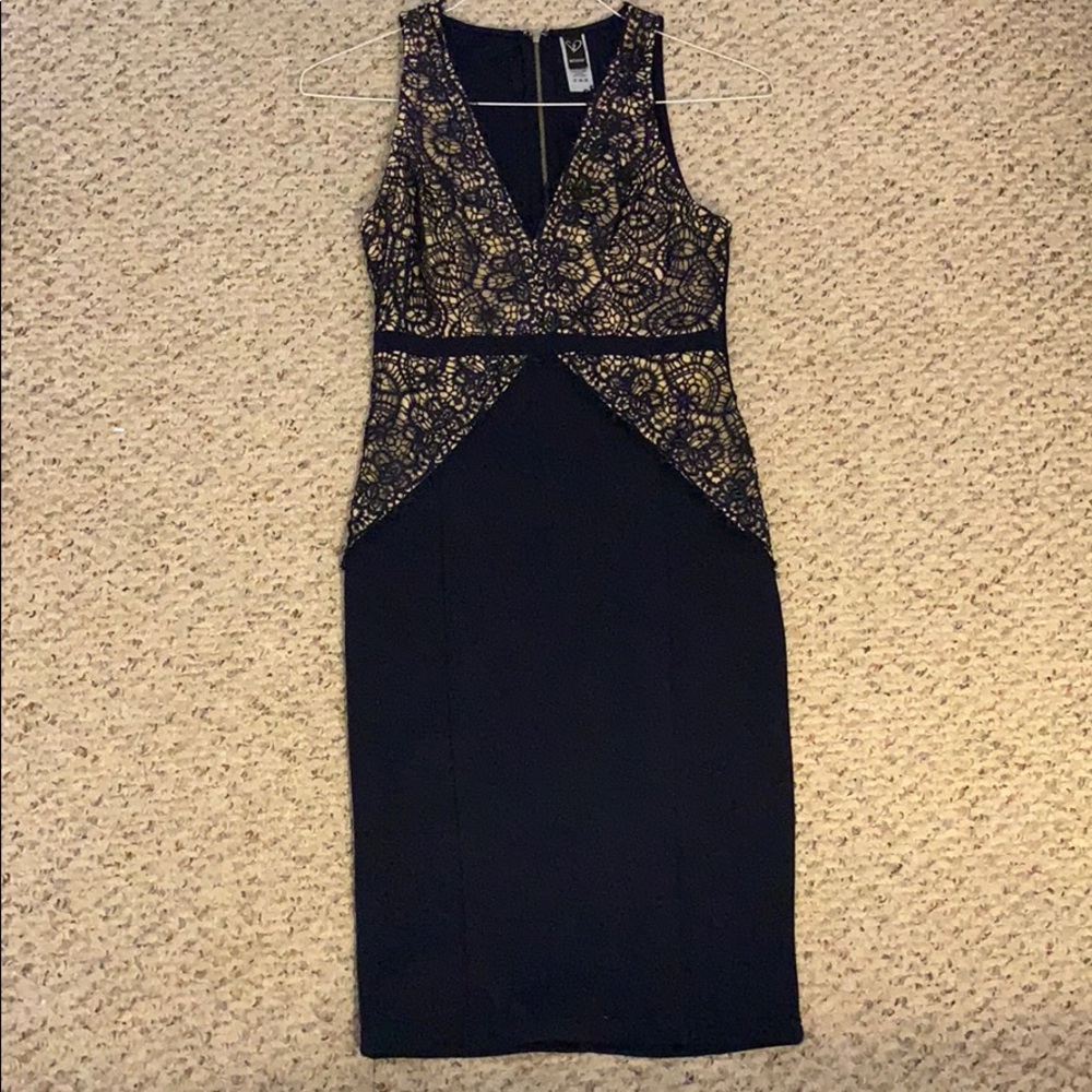 Short Windsor dress. Dark blue. Small size